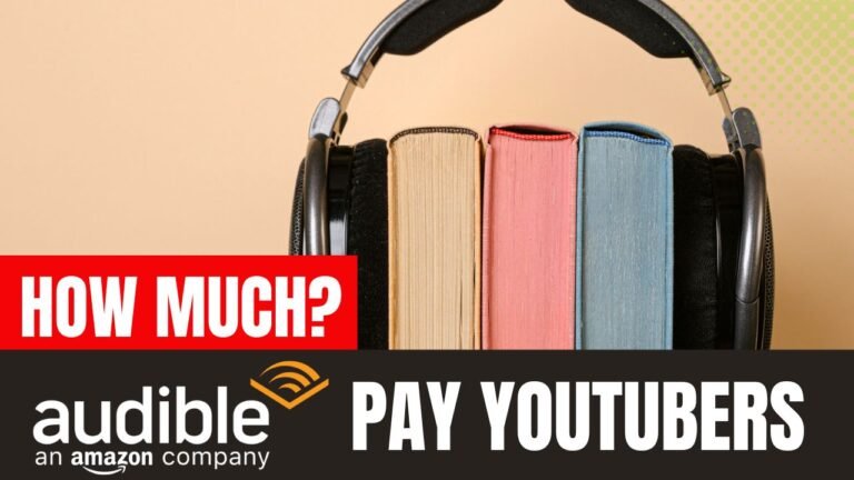 how much does audible pay youtubr for sponsors