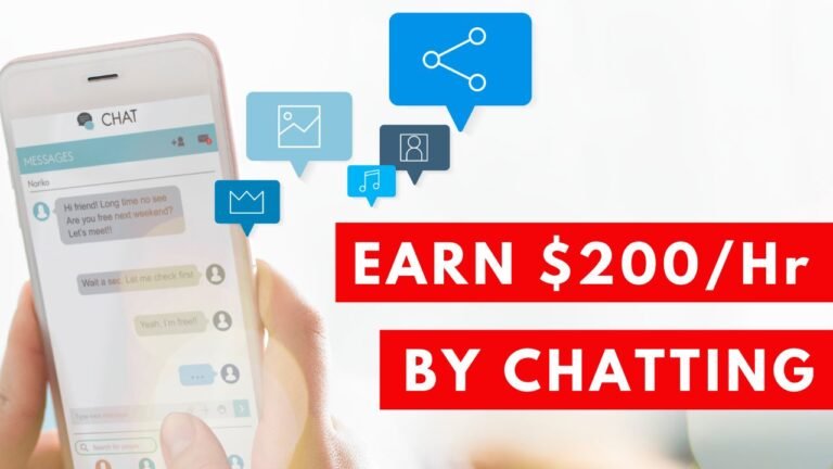 Earn $200 Per Hour Chatting